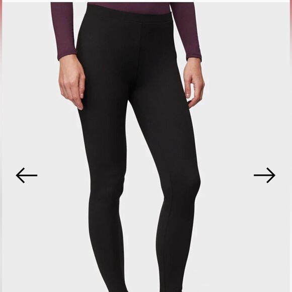 32 DEGREES WOMEN'S LIGHTWEIGHT BASELAYER LEGGING LARGE BLK‎ NWT IN PACKAGING - Picture 1 of 5